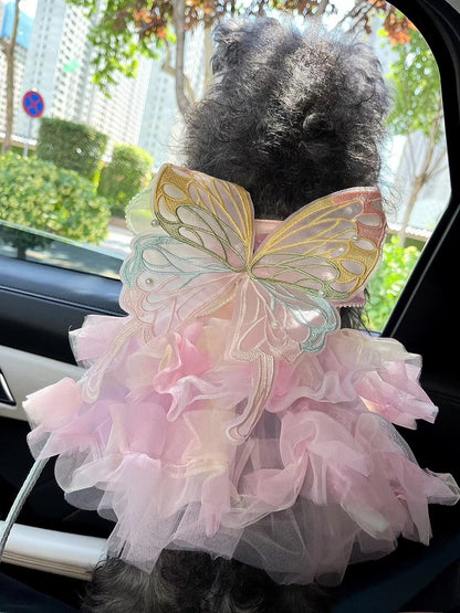 Princess Style Lace Skirt Dog Cat Dress - Smarsty