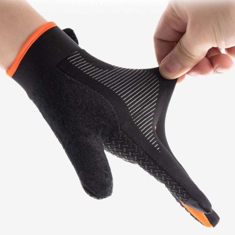 Men Full Finger Cycling Gloves Touch Screen Outdoor Sports - Smarsty
