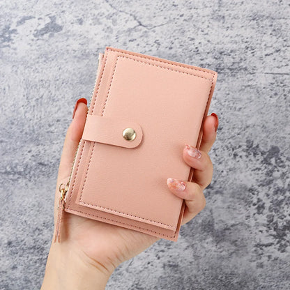 Wallet female ins students 2024 new wallet female ultra-thin card bag one small change bag clutch bag - Smarsty