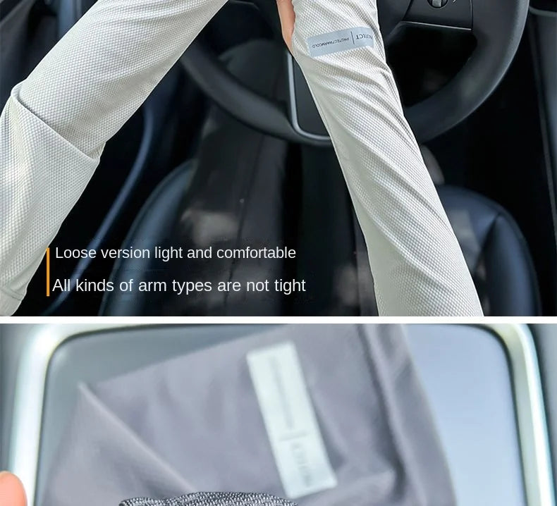 Men's Large UV Protection Ice Sleeves for Summer Outdoor - Smarsty