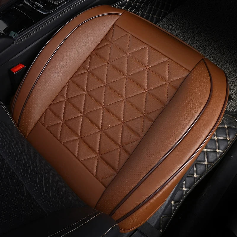 PU Leather Front Car Seat Cover Memory Foam Cushion - Smarsty