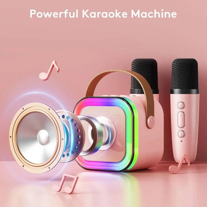 K12 Portable Karaoke Machine with Wireless Microphones - Smarsty
