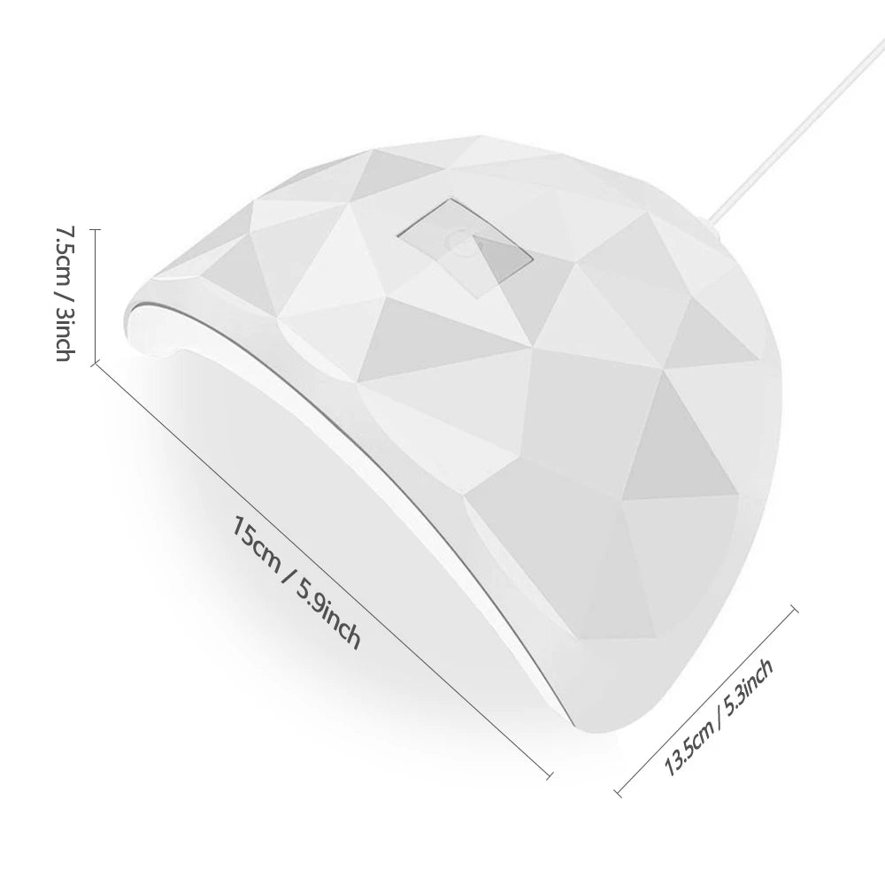 LULAA UV Nail Polish Lamp with Automatic Sensing Feature - Smarsty