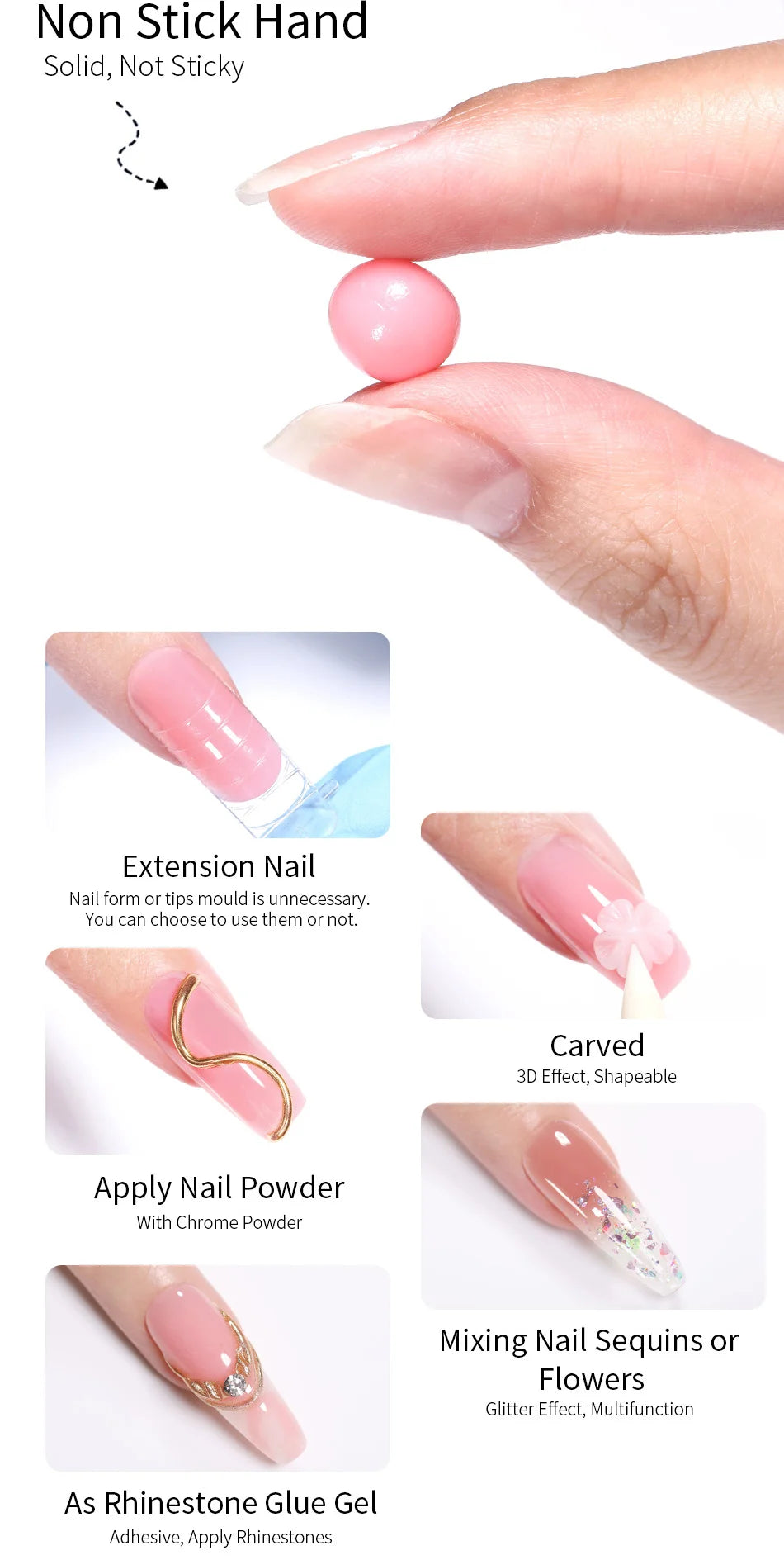 Born Pretty 15ml Non Stick Gel Polish for Nail Art - Smarsty