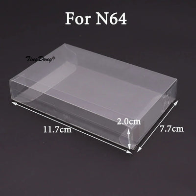 10PCS Clear Game Cartridge Box Protectors for Nintendo - Smarsty