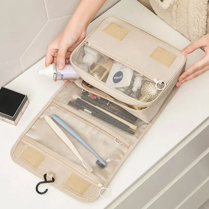 Waterproof Travel Makeup Bag With Hook And Organizer - Smarsty
