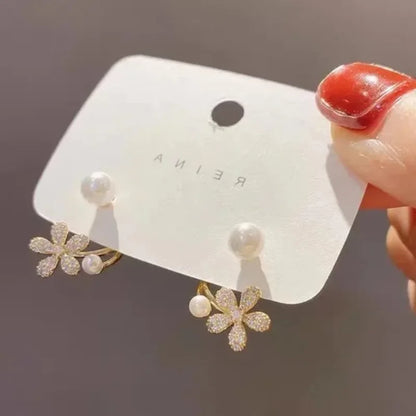 Women's Pearl Petal Ball Earrings for Stylish Party Looks - Smarsty