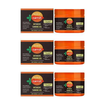 Hydrating Carrot Tanning Gel for Natural Sunless Tan - Smarsty