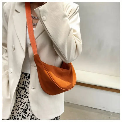 Women Backpack PU Leather Crossbody Bag With Zipper - Smarsty