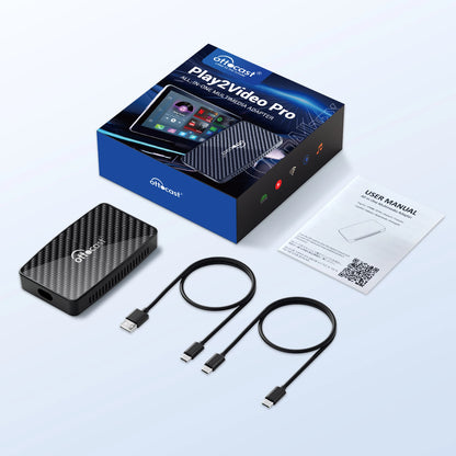 Wireless CarPlay Android Auto Adapter with Built in Apps - Smarsty