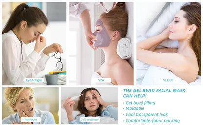 Full Face Gel Beads Eye Mask for Puffiness Relief - Smarsty