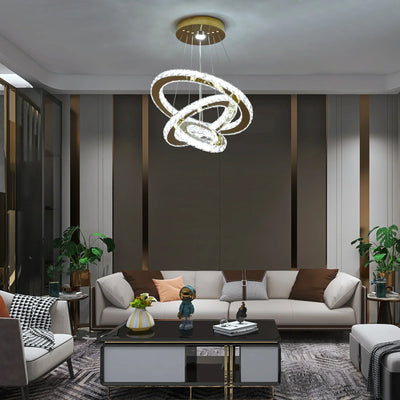 French luxury crystal chandeliers Hall living room Led ceiling lamp pendant ceiling light Room Kitchen Dining table decoration ﻿ - Smarsty