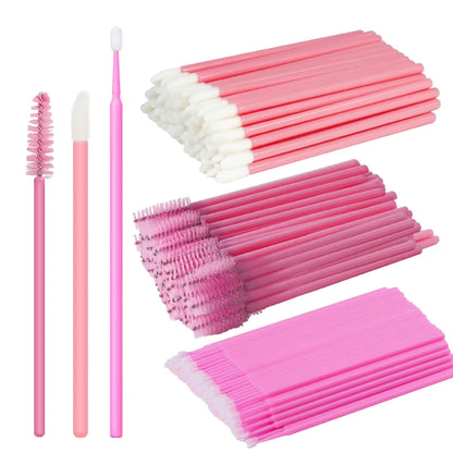 50Pcs Disposable Eyelash Brushes for Makeup Application - Smarsty