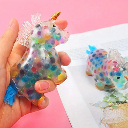 Unicorn Stress Balls Toy Heal Your Mood Unicorn Squeeze Toy Stress and Anxiety Relief Unicorn Fidget Ball Toy Colorful Gel Water by Smarsty