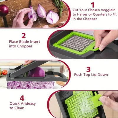 Valentine's Gift Safe Hand Guard Vegetable Cutter, for Cooking Together. 33x12cm, Shows Your Care