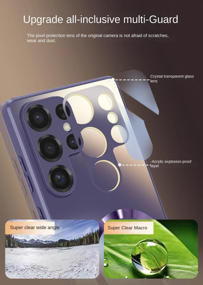 Ultra Thin Matte MagSafe Case For Galaxy S23 Ultra - Smarsty