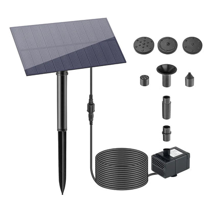Solar Powered Water Fountain Kit for Garden Decoration - Smarsty