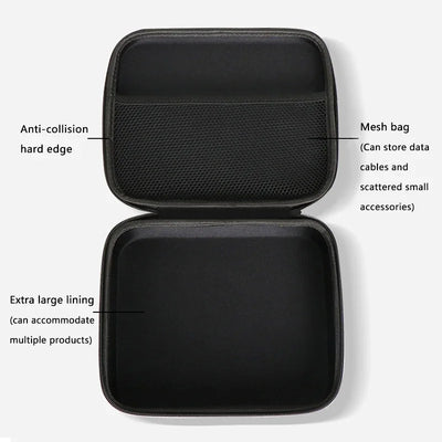 Multi Size EVA Hard Storage Box Travel Case Zipper - Smarsty