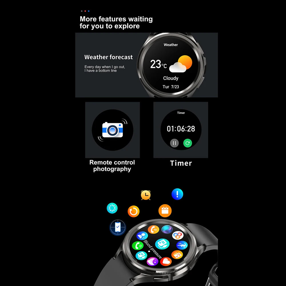 Samsung Galaxy Watch6 Classic Smartwatch with GPS and Heart Rate Monitor - Smarsty