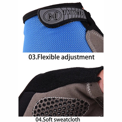 Breathable Anti Slip Half Finger Cycling Gloves for Men and Women - Smarsty