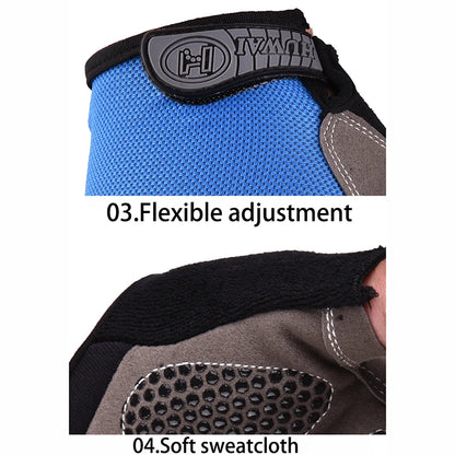 Breathable Anti Slip Half Finger Cycling Gloves for Men and Women - Smarsty