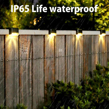 Solar LED Garden Lights Waterproof Outdoor Step Lamps - Smarsty