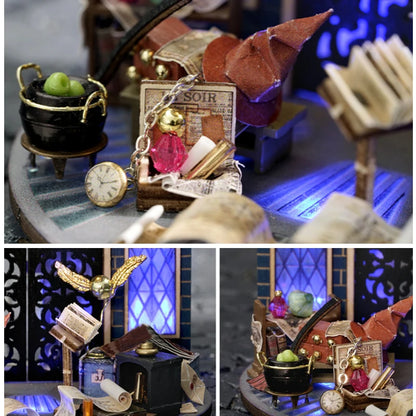 Mini DIY Kit For Doll House Making And Assembling Room Models Toys Home And Bedroom Decorations With Furniture Wooden Crafts by Smarsty