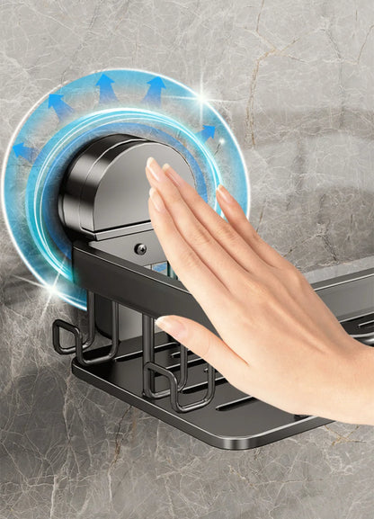 Bathroom Suction Cup Storage Rack for Easy Organization - Smarsty