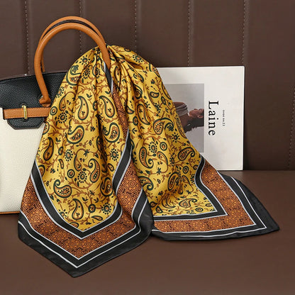 Elegant Silk Floral Hairbands and Neck Scarves - Smarsty