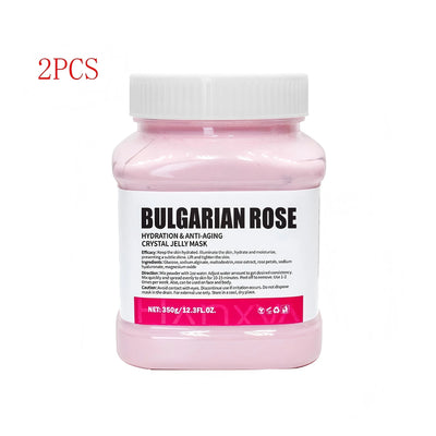 Jelly Mask for Facial Professional Rose Smooth Face Mask Skin Care, Hydrated Nourished Hydro Jelly Mask Powder,Gel Peel Off MasK - Smarsty