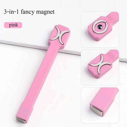 3 In 1 Multifunctional Cat Eye Nail Art Magnet - Smarsty