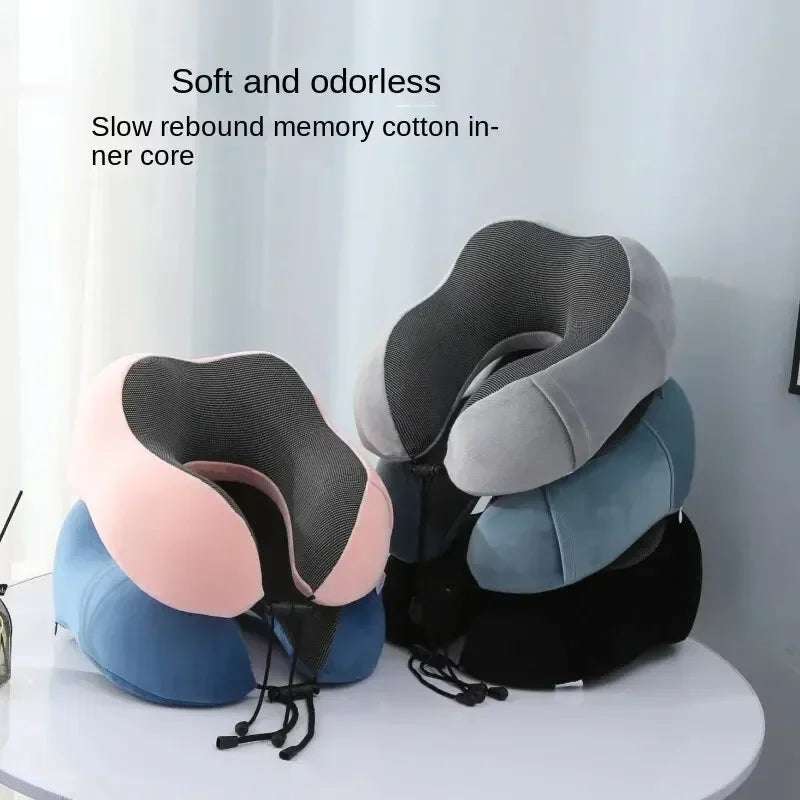 U Shape Travel Memory Foam Neck Pillow for Comfort - Smarsty
