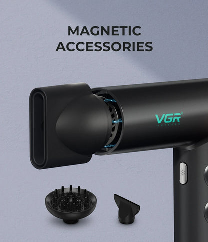Professional VGR Hair Dryer with Hot and Cold Settings - Smarsty