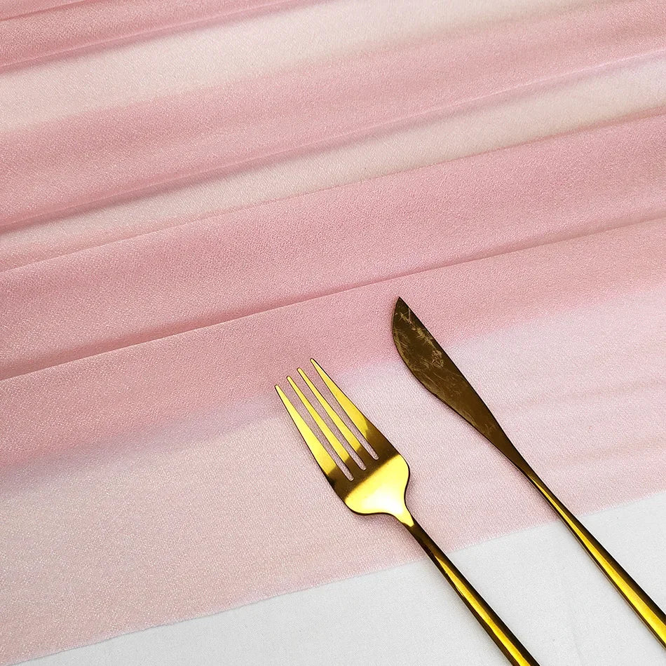 Chiffon Table Runner for Elegant Wedding and Party Decor - Smarsty