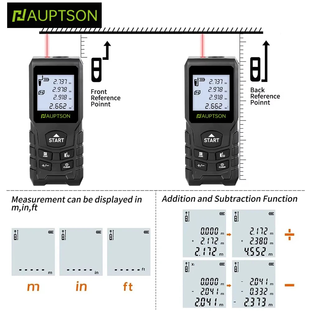 Hauptson Laser Rangefinder 70M 100M Accurate Distance Measurement - Smarsty