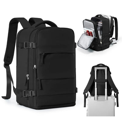 Women Men Hand Luggage Backpack Business College Laptop Travel Backpack Waterproof Carry on mochila viaje cabina avion 40x20x25 - Smarsty