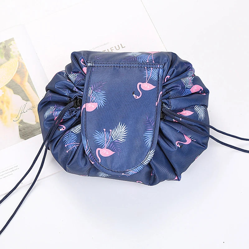 Waterproof Drawstring Cosmetic Bag Travel Makeup Organizer - Smarsty