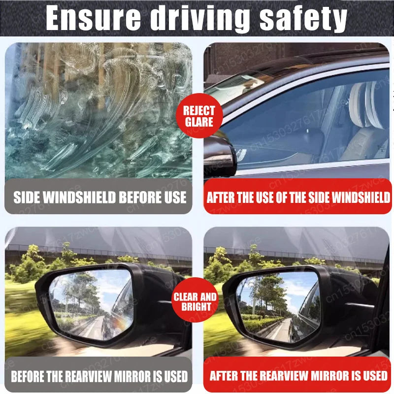 Car Glass Polish Kit Hydrophobic Windshield Coating - Smarsty