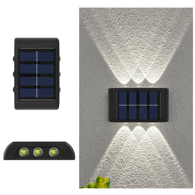 Solar LED Wall Light for Outdoor Garden Illumination - Smarsty