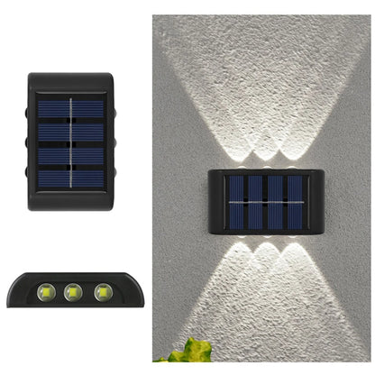 Solar LED Wall Light for Outdoor Garden Illumination - Smarsty