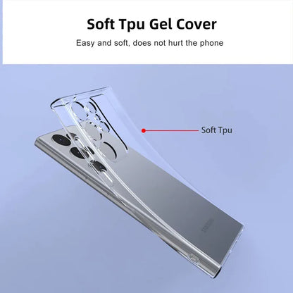 Soft Silicone Clear Case For Galaxy A53 Anti Fingerprint - Smarsty