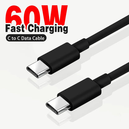 Fast Charging USB C to USB C Cable 60W Data Sync - Smarsty