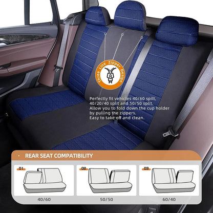 Universal Car Seat Covers Full Set For Most Vehicles - Smarsty