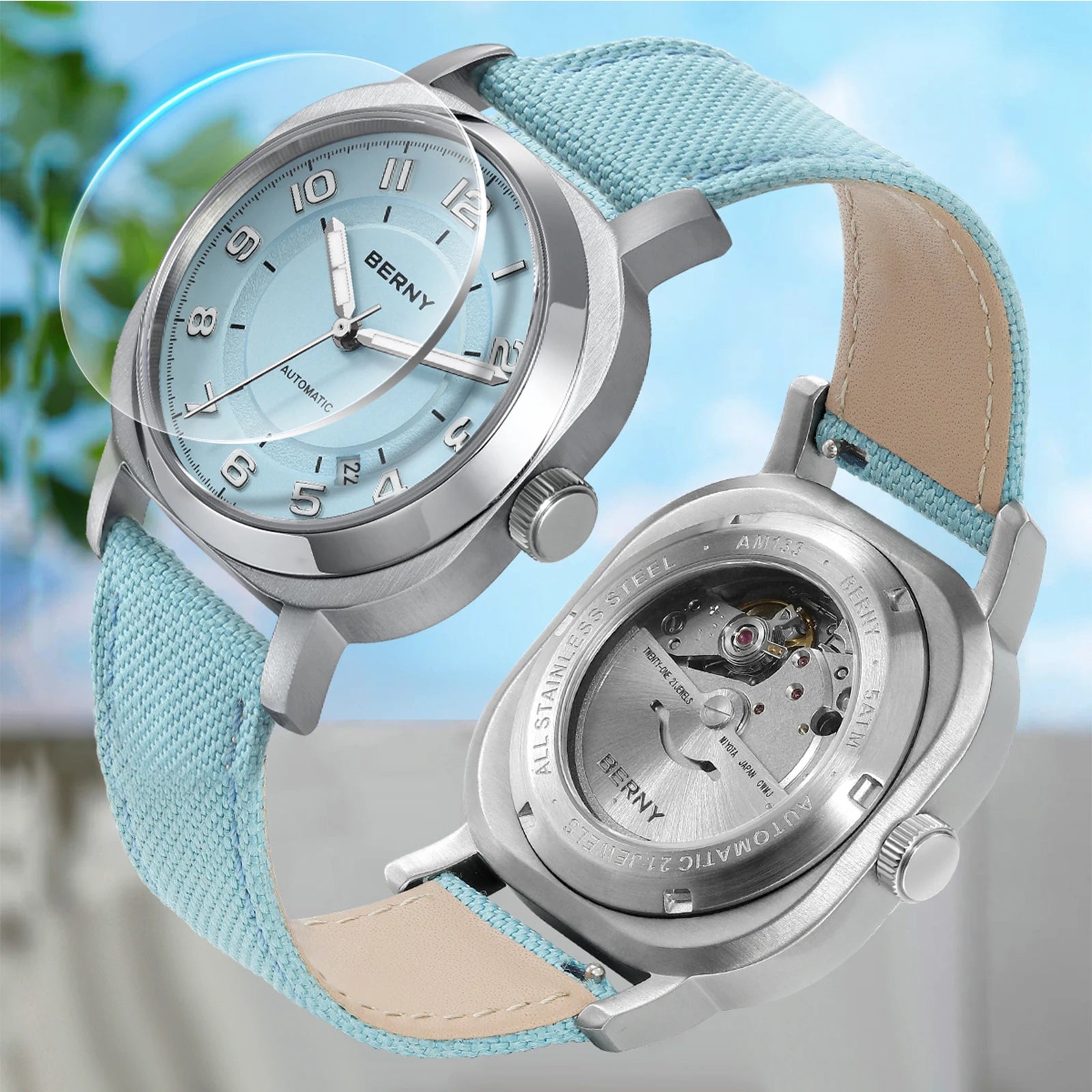 BERNY Women's Mechanical Watch With Sapphire Crystal - Smarsty