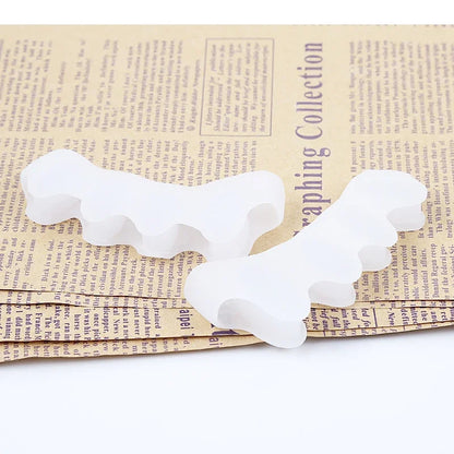 Toe Separators Doctor Recommended Correct Foot and Bunion Pain,Plantar Fasciitis Toe Straightener to Improve Functional Mobility - Smarsty