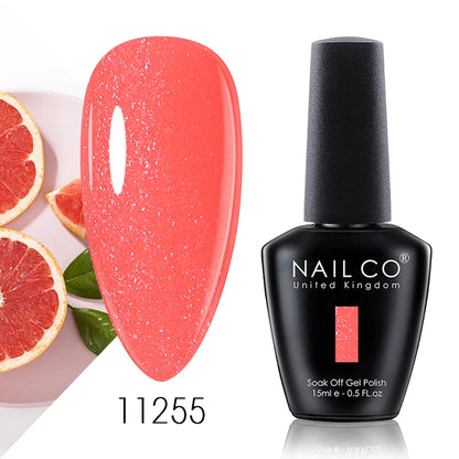 NAILCO 15ml Gel Top Coat and Base Coat for Long-Lasting Shine - Smarsty
