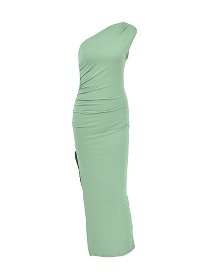 Summer Black New Dress Women Fashion Sexy Split Sleeveless Backless Slim Maxi Dress Female Casual Club Elegant Lady Party Dress - Smarsty