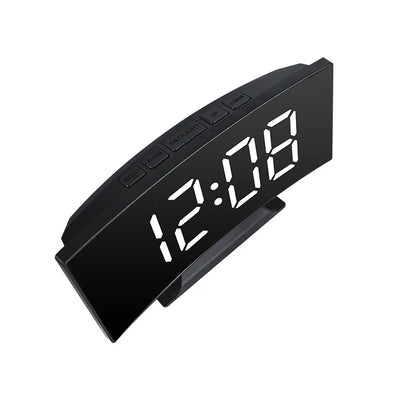Noiseless Digital Alarm Clock with Large LED Display - Smarsty