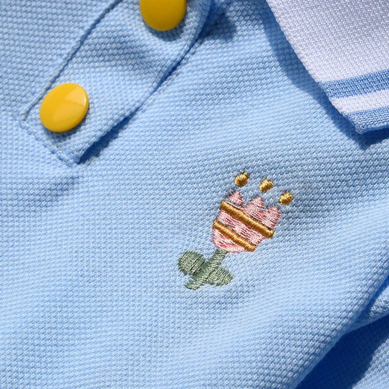 Cute Dog Polo Dress for Small Dogs Summer Style - Smarsty
