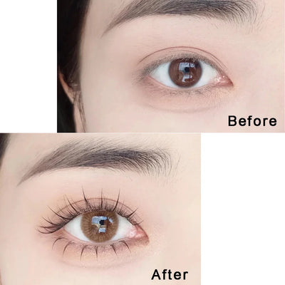 J Curl V Shape Natural Bottom Eyelashes for Manga Look - Smarsty